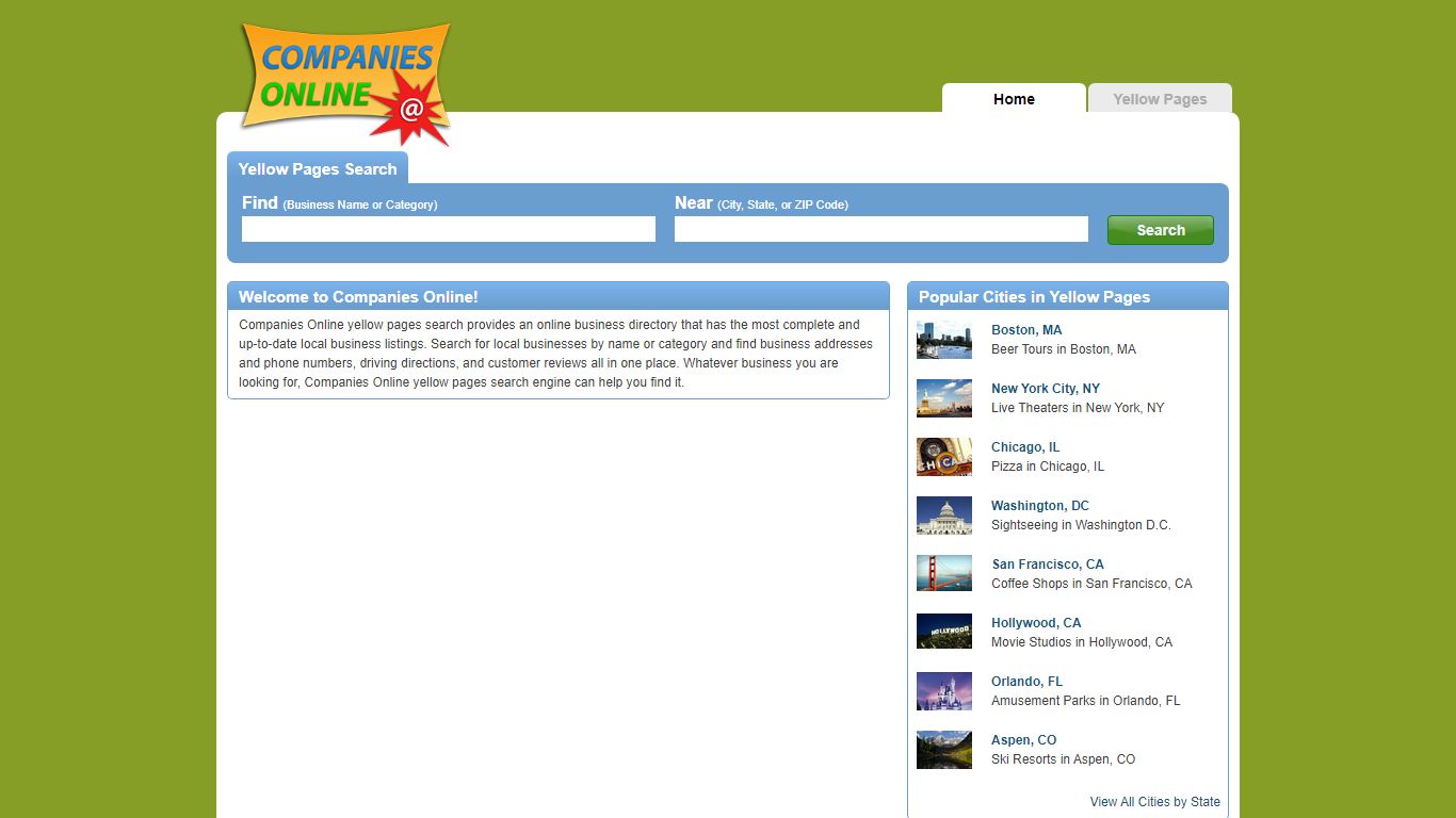 People Search, Yellow Pages, White Pages, Phone Directory – Companies ...